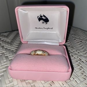 Audrey Hepburn Inspired White Ring